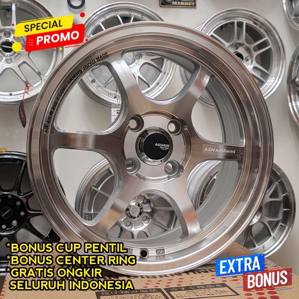 (Spesial promo) velg mobil Advan Rgd2 R15 (baru)