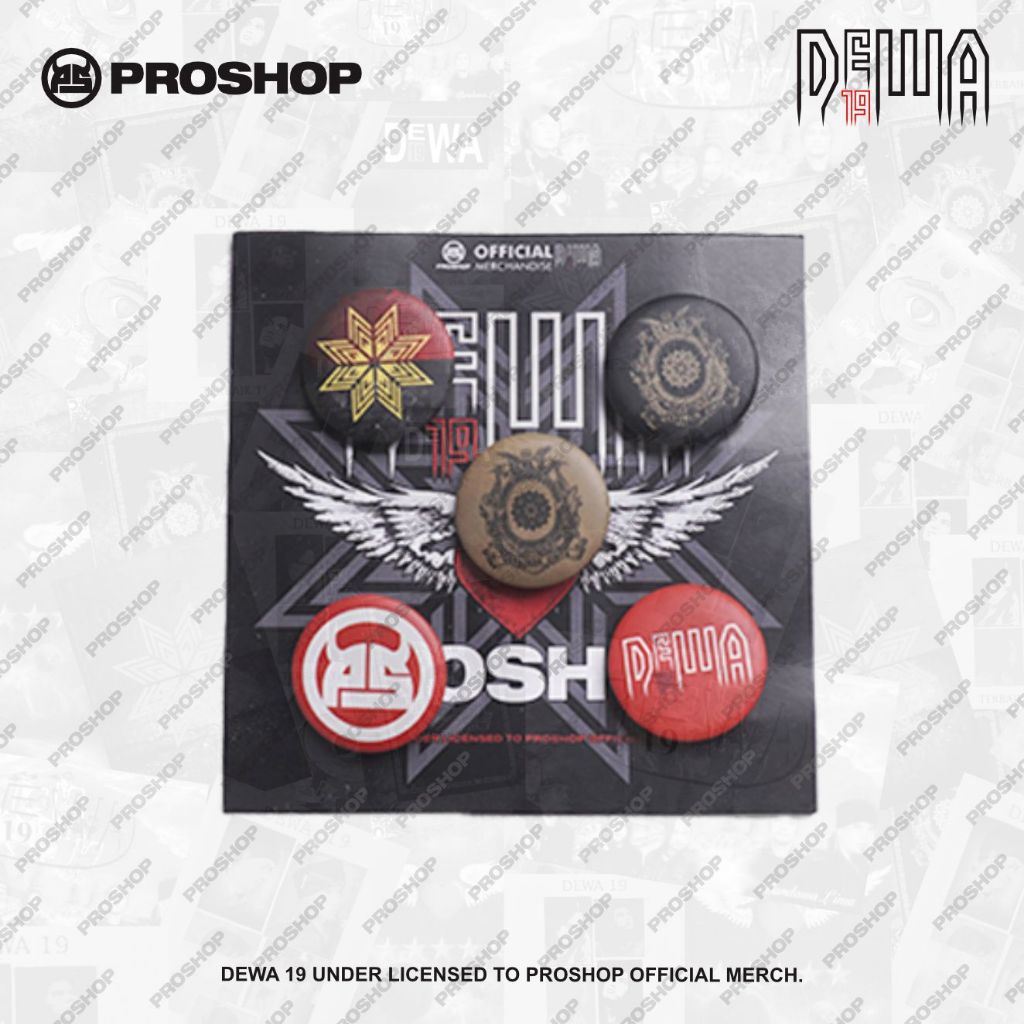 Proshop | Dewa 19 Pin Pack | Bros Dewa 19 | Pin Dewa 19