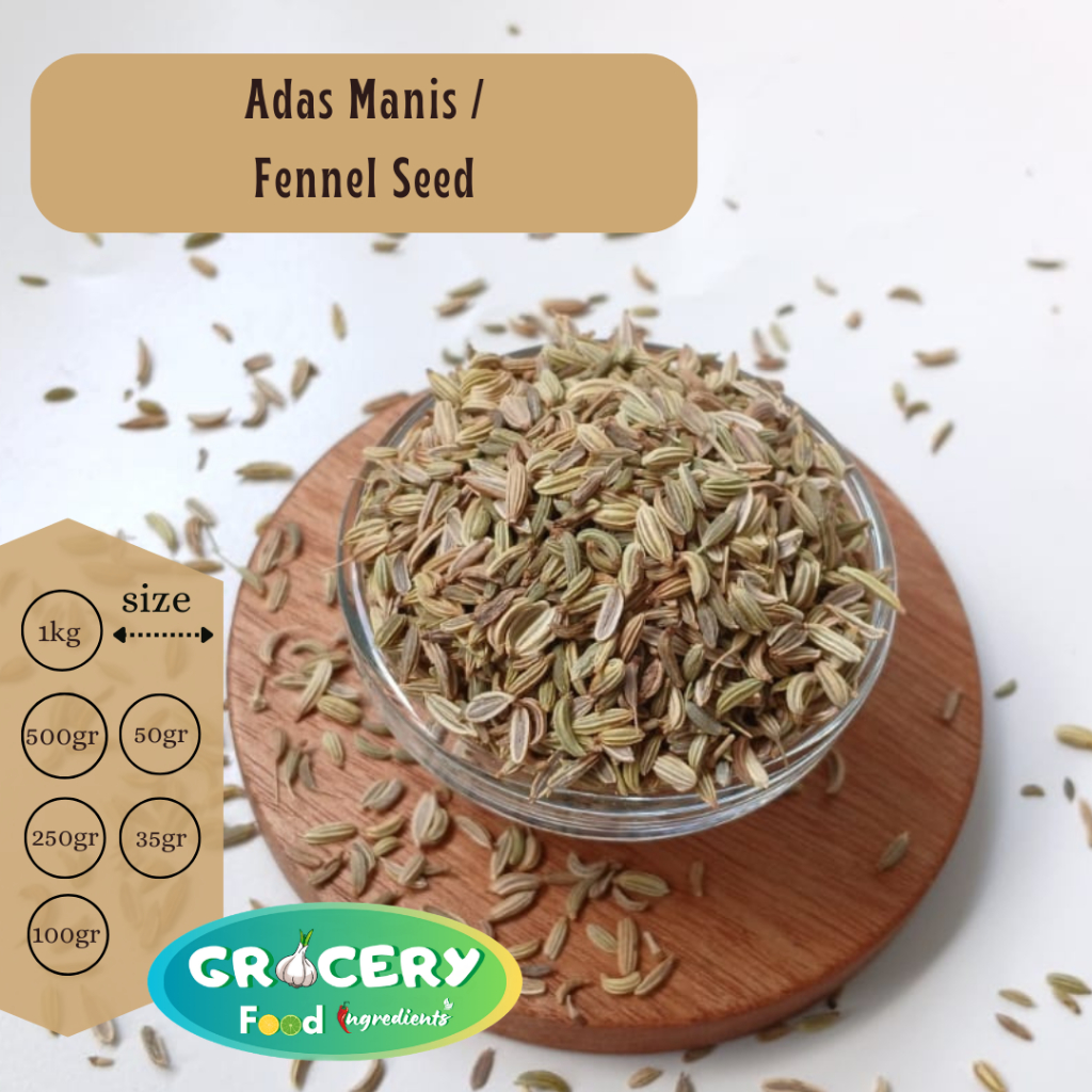 Biji Adas / Adas Manis / Fennel Seed