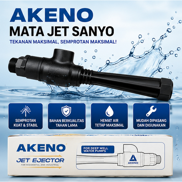 AKENO Mata Jet Sanyo | Mata Jet Pump Panjang