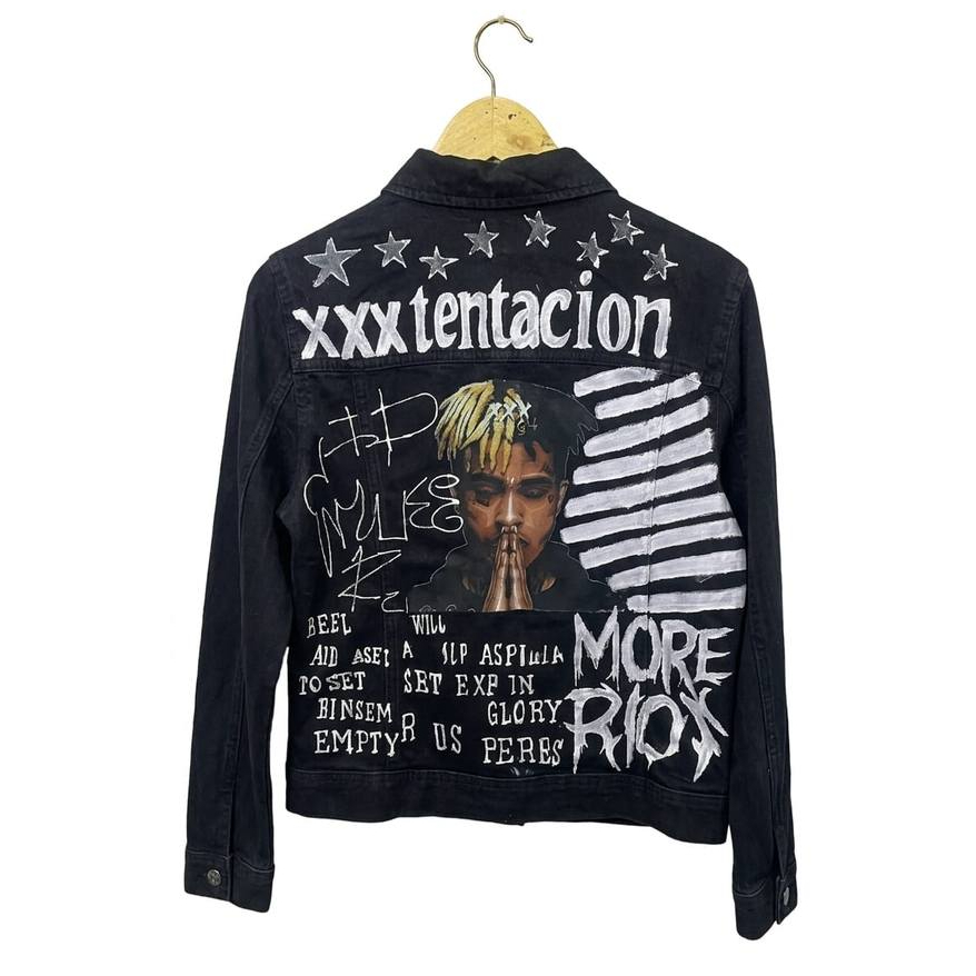 Jaket Denim XXX Tentacion Streetwear