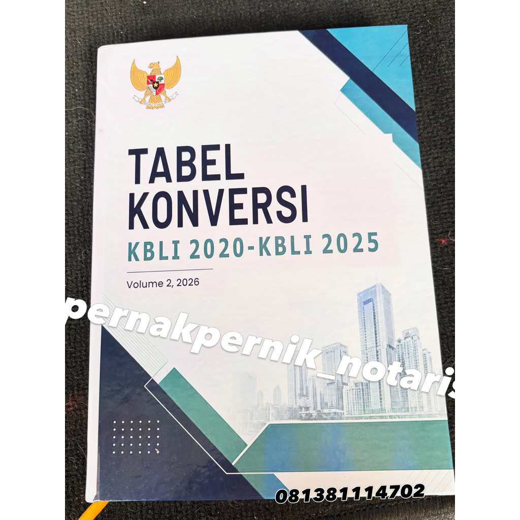 [TERBARU]Buku Tabel Konversi KBLI 2020 - KBLI 2025 Volume 2, 2026