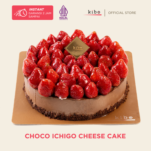 KIBO Choco Ichigo Cheese - Kue Ulang Tahun