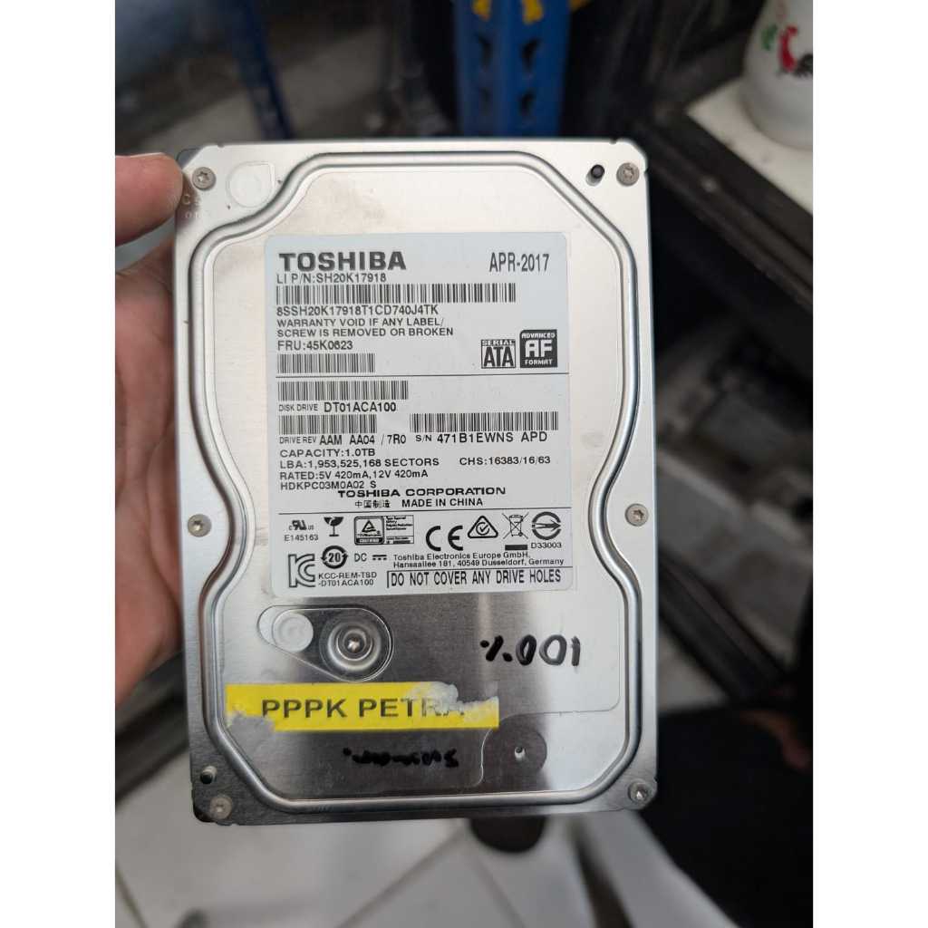 HDD pc internal 1TB sata, normal