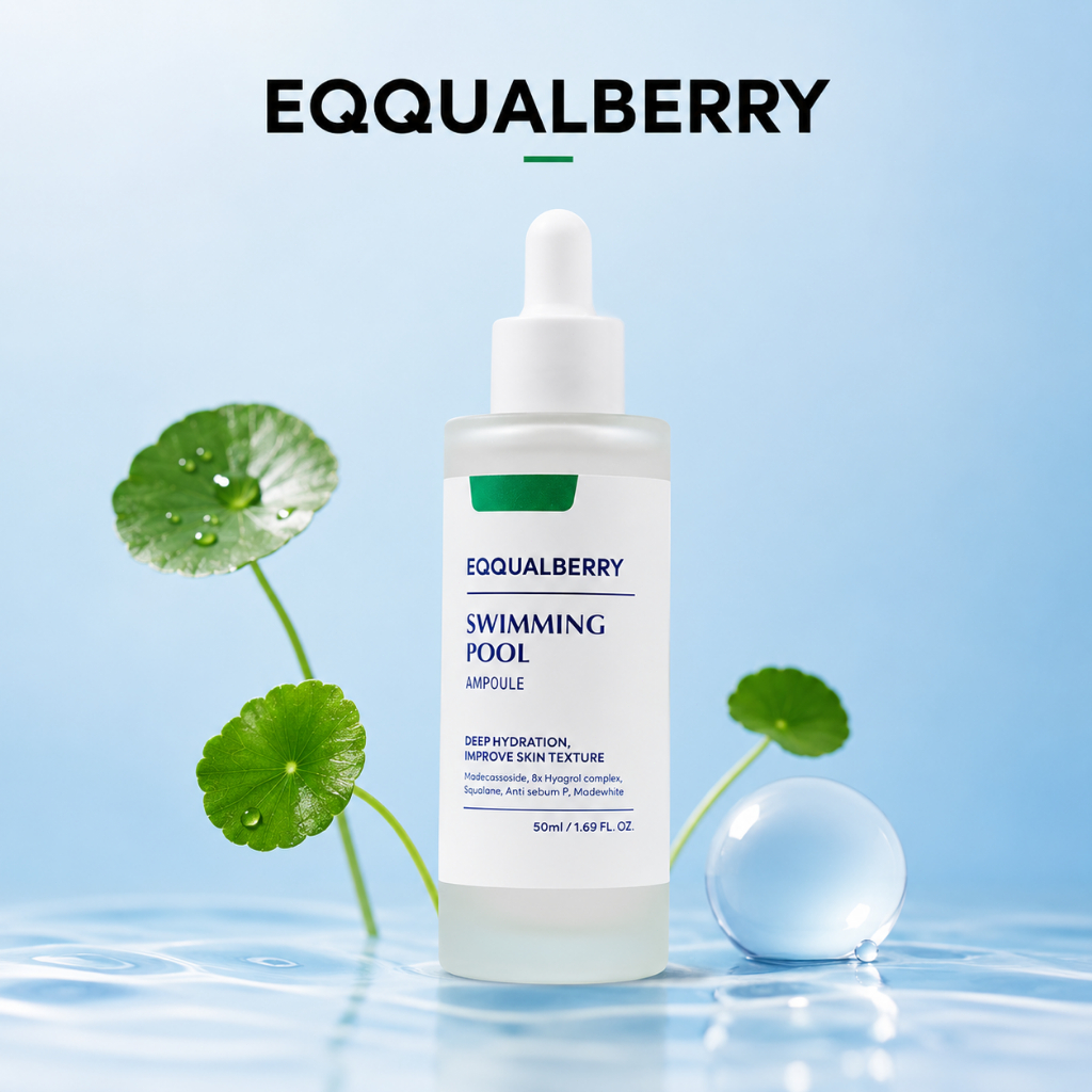 EQQUALBERRY Swimming Pool Ampoule 50 ml / Serum Hydration Intensif