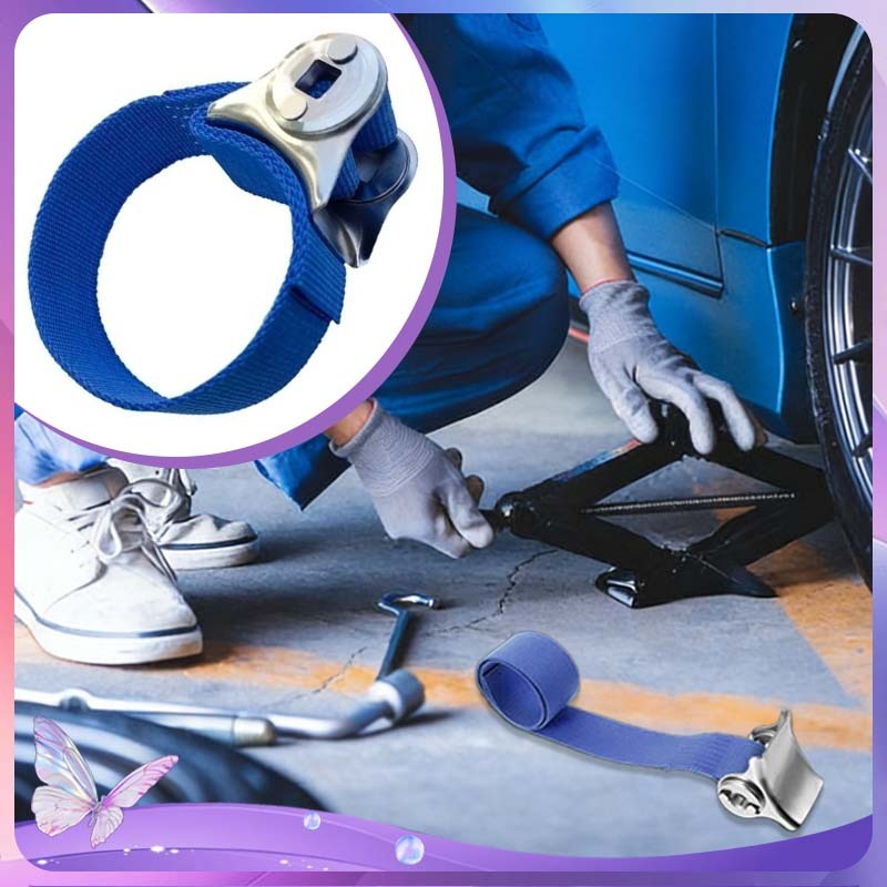 Kunci Buka Filter Oli Mobil Kunci Sabuk Filter Kunci Filter Oli Mobil Universal Strap Wrench Kunci S