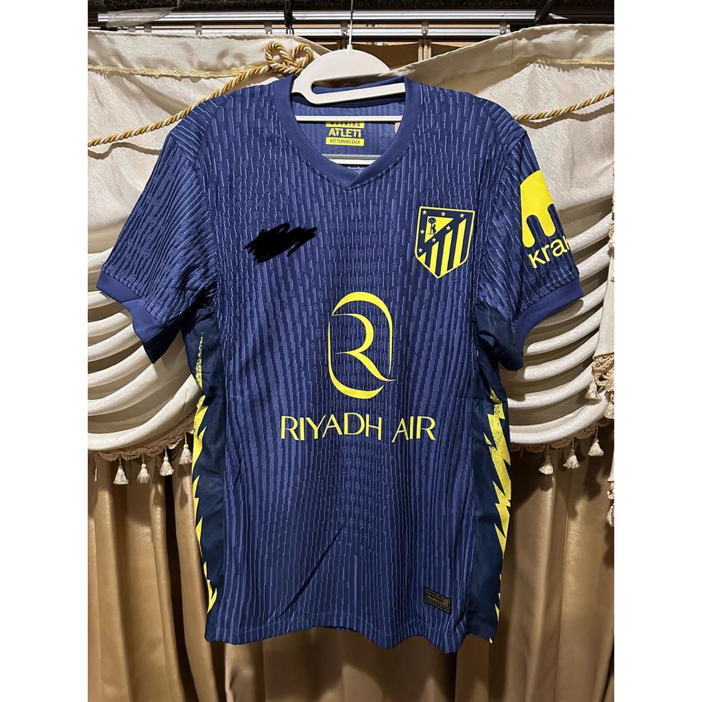 Jersey Atletico Madrid 25/26 Away Player Issue Polos BNWT