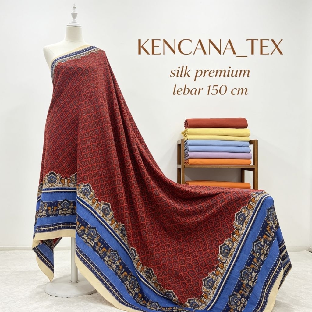 kain silk  motif - kain silk premium - kain silk motif - kain silk motif pinggir - kain motif - CL