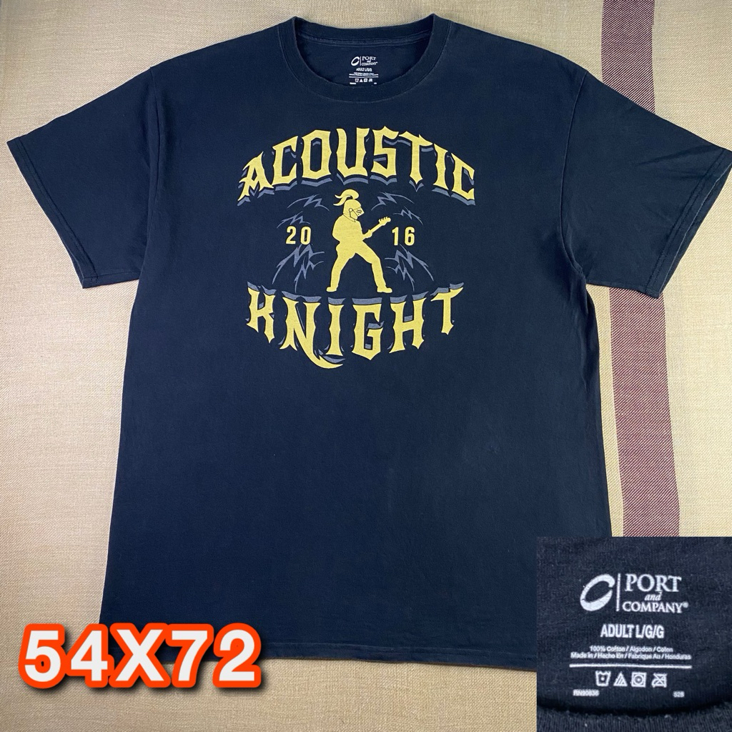 Kaos Acoustic Knight 2016 Vintage Black - Port & Company Original Second