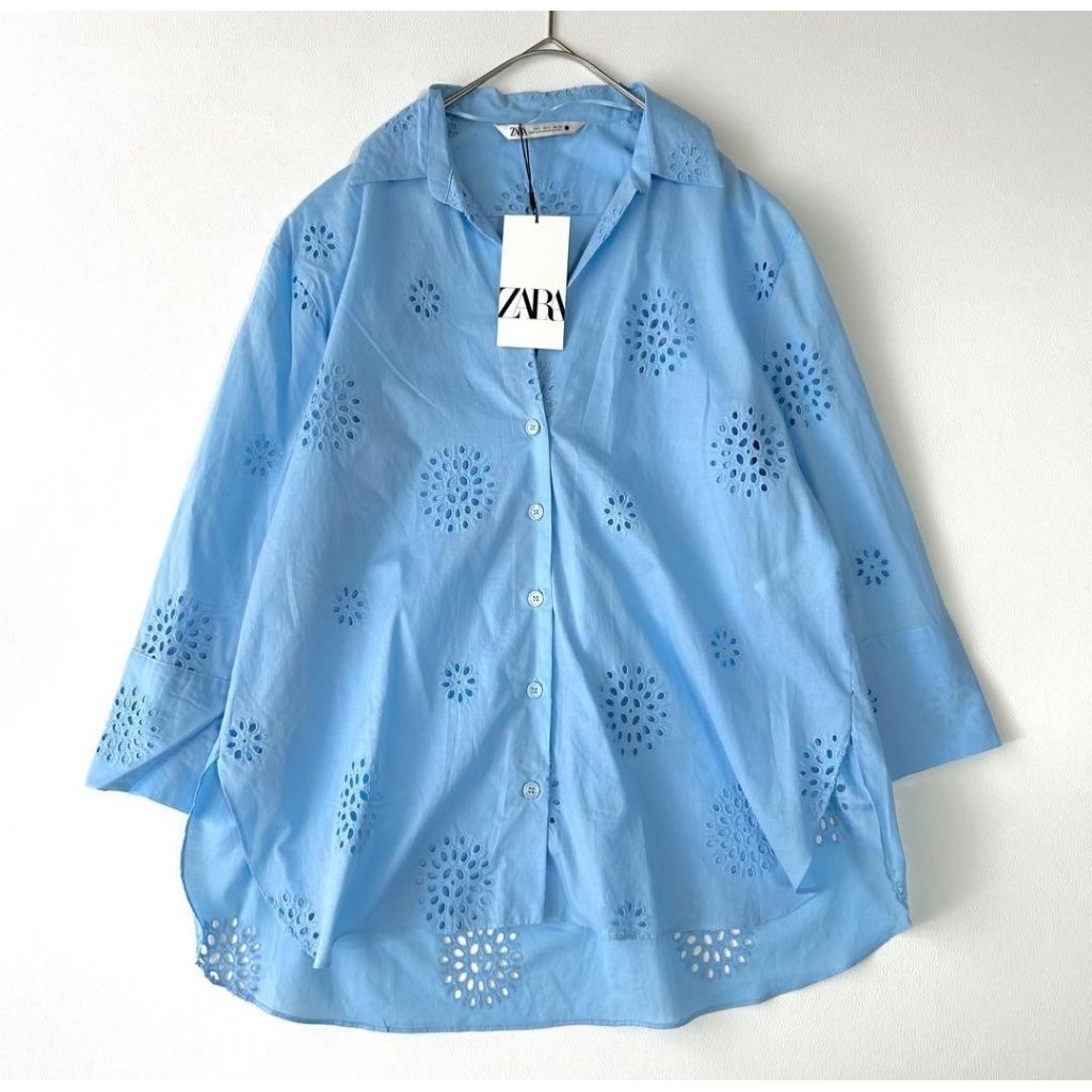 Kemeja Katbol ZR warna biru