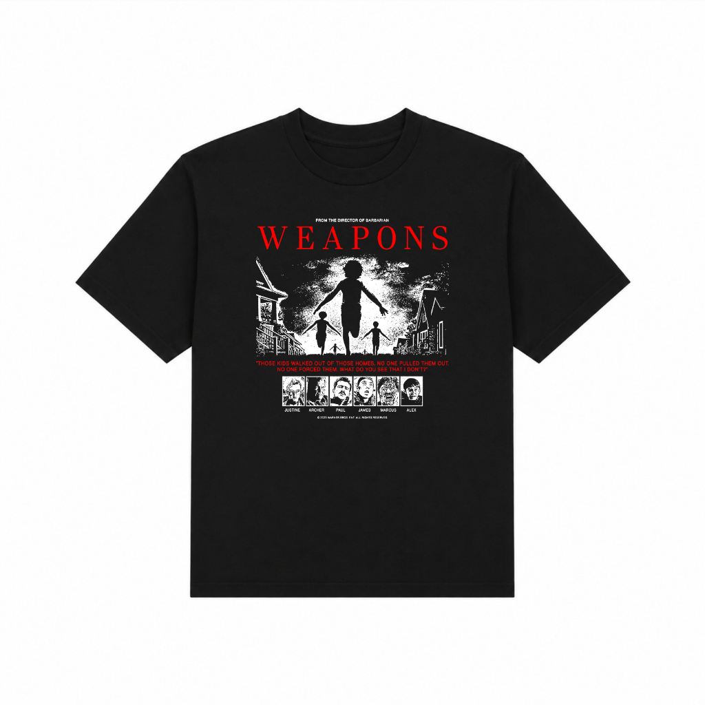 YJ Kaos Weapons 2025 Movie Poster Cotton Combed 24s