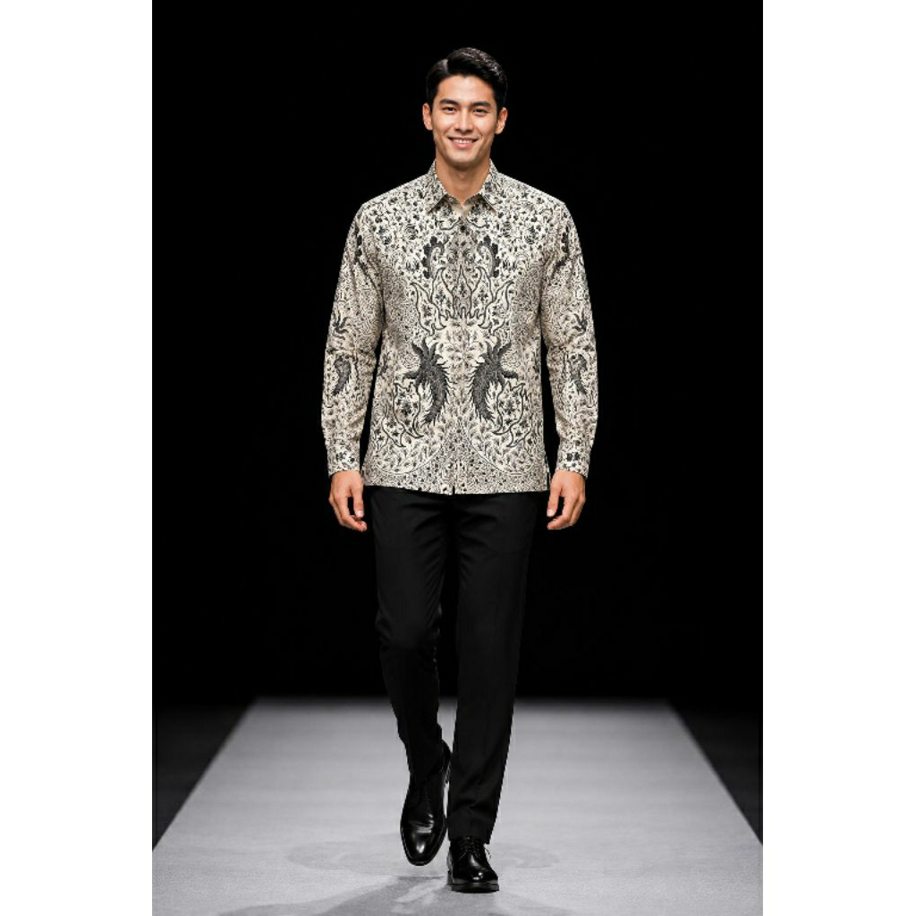 Kemeja Batik Pria Preloved Kemeja Batik Pria Lengan Panjang Sidomukti