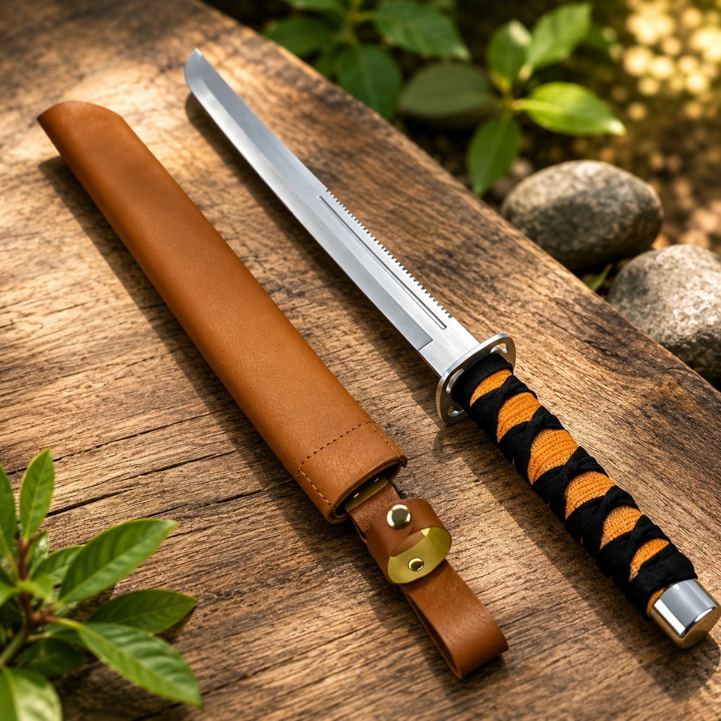 Pedang Katana Samurai Jepang dengan Sarung – Koleksi Dekorasi Unik Premium