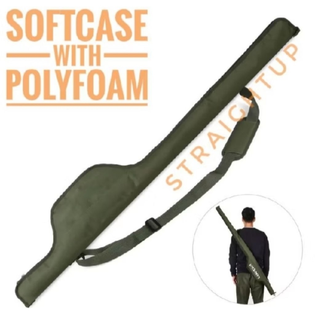 Tas pancing joran 120cm / Tas reel pancing hijau