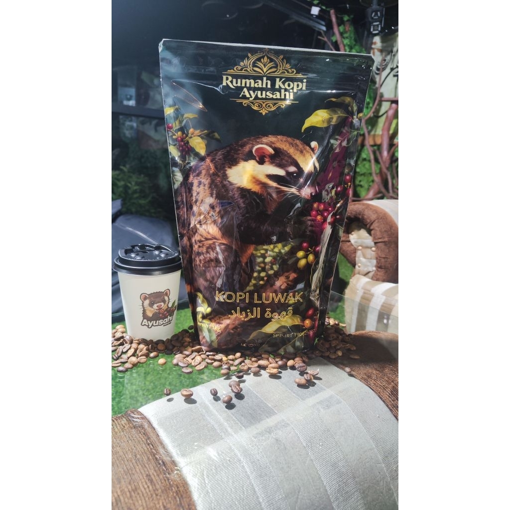 Biji Kopi Luwak Asli 100% Penangkaran | kopi asli biji kopi luwak | Biji Roasting Coffee Luwak