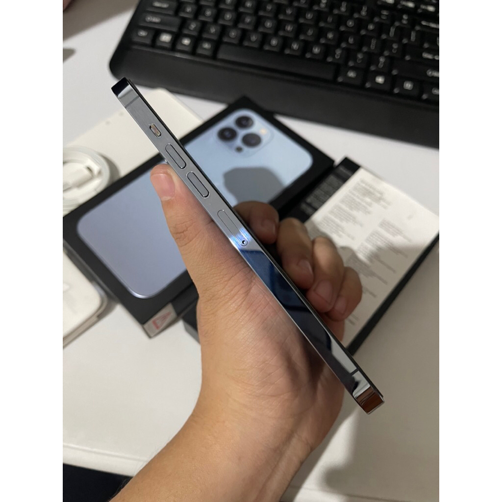 iphone 13 pro max 256GB resmi ibox second mulus seperti baru
