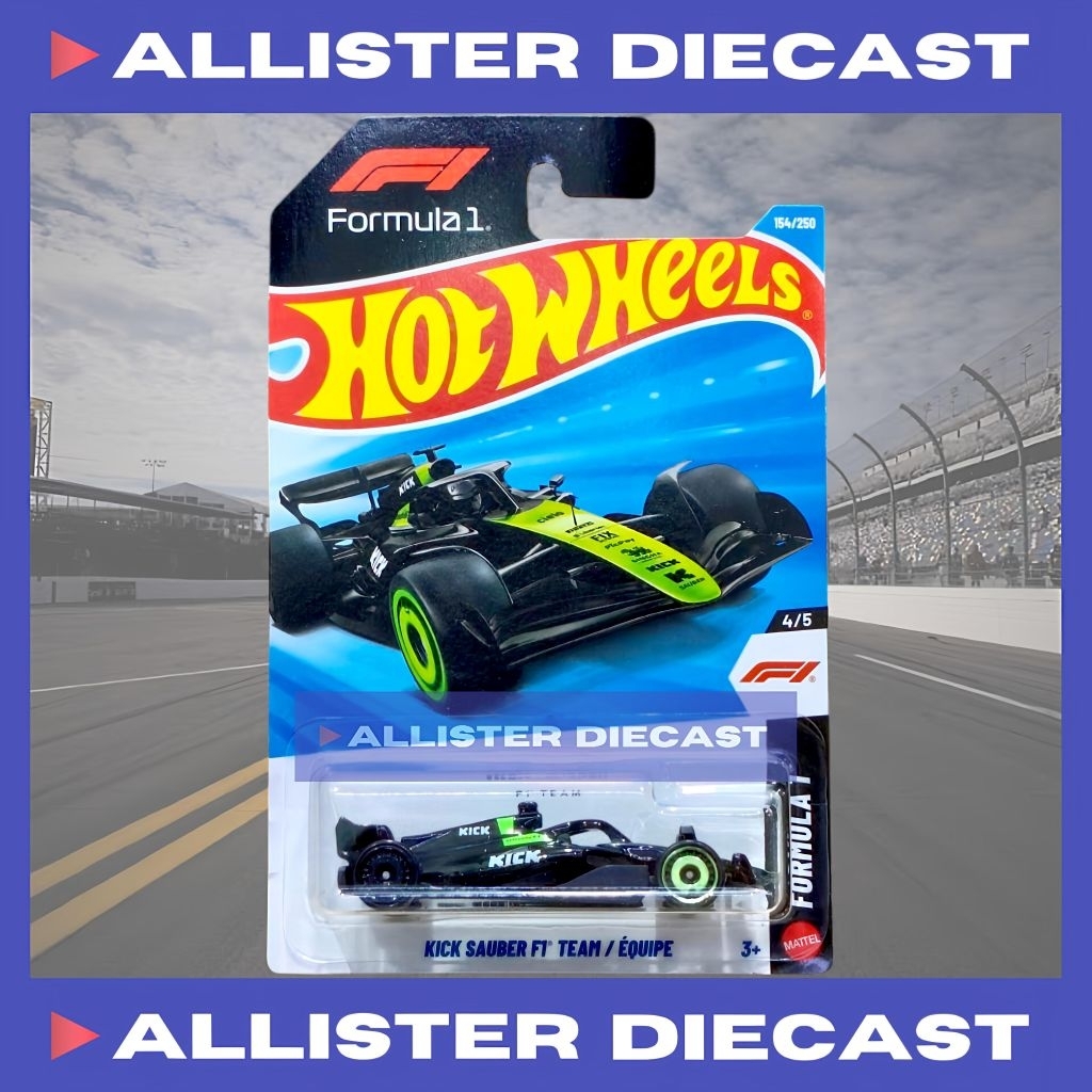 Hot Wheels Kick Sauber F1 Team Hitam Hijau Hotwheels Kick Sauber F1 Team Black Green HW Formula 1 Ho