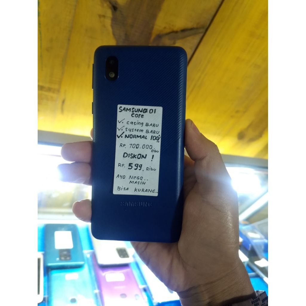 Samsung A01 Core RAM 1/32GB Normal 100% Tested HP Second Bergaransi 
