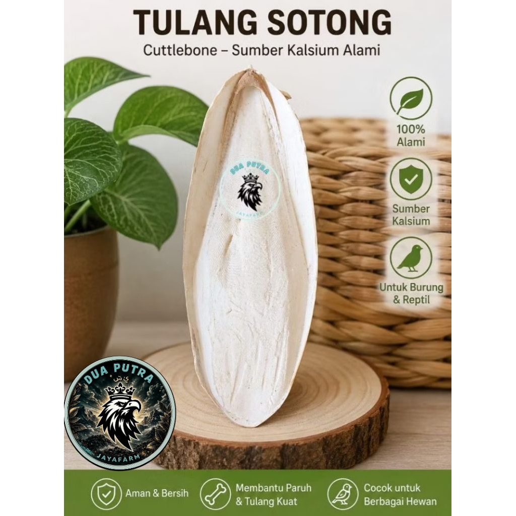 Tulang Sotong Super untuk Burung