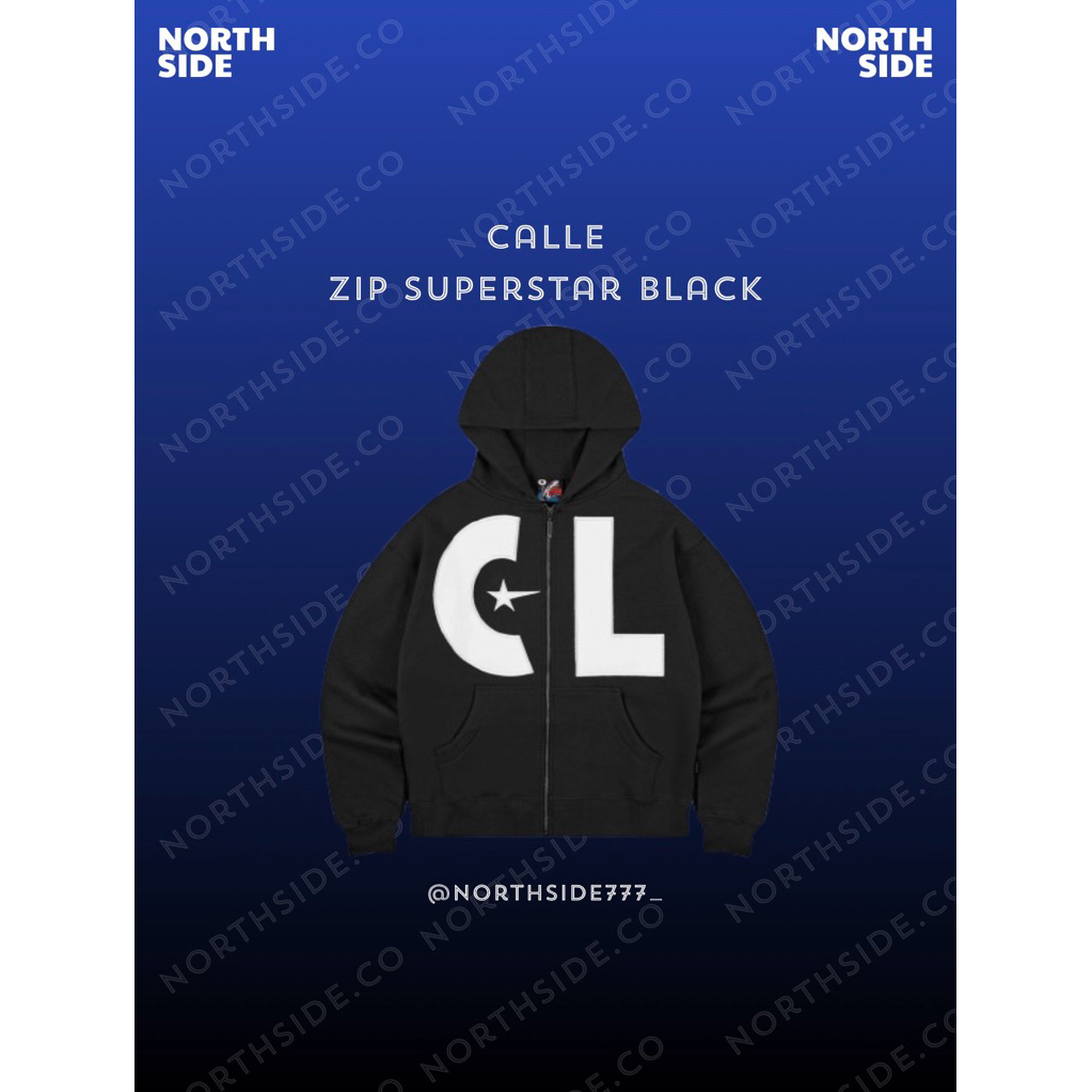 knit dust la stella, calle longsleeve, calle zip black