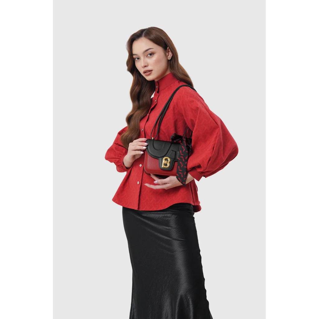 ALBA BAG   LEATHER NEW BUKAN PRELOVED BUTTONSCARVES TAS BS