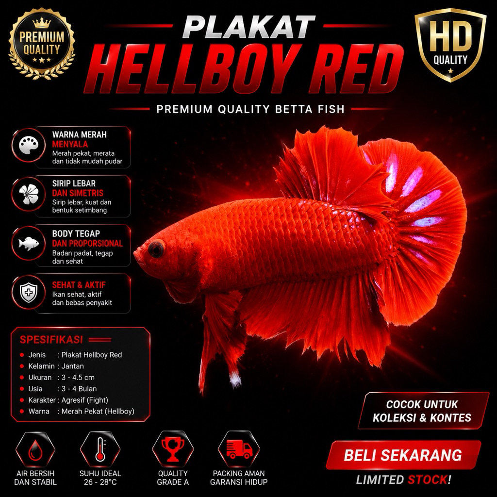 Plakat Hellboy Red (Male)