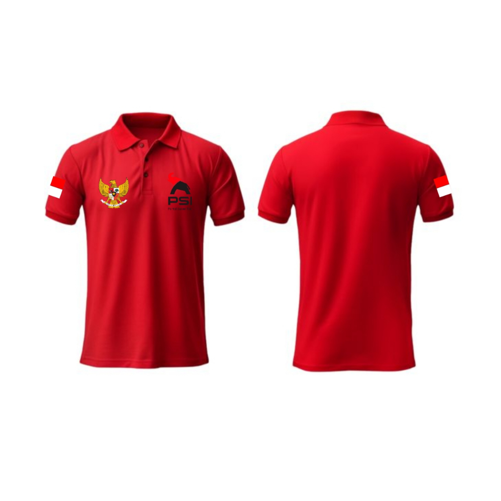 KAOS POLO PARTAI PSI // KAOS PARTAI PSI // KAOS DISTRO POLO PARTAI PSI ORIGINAL SIZE M-XXL