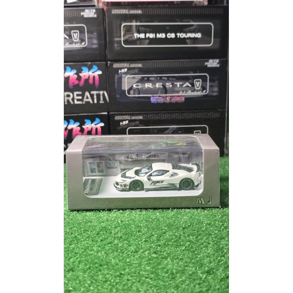MJ Model 1:64 Ferrari F9XX Mansory White 048/399 Limited Sealed