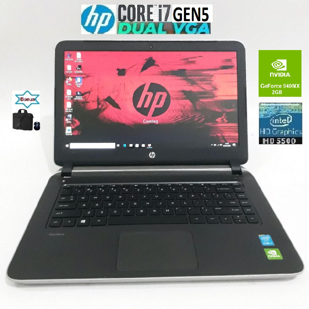 LAPTOP HP CORE I7 RAM 16GB HARDIS 500GB