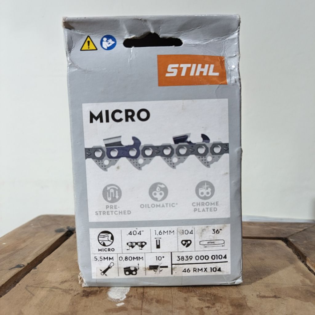 Rantai Sinso Stihl Original Sinso Besar 070 Untuk Bar Baja 36"(Belah)