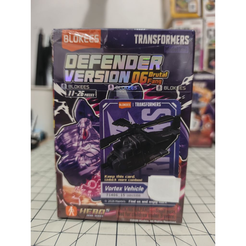 VORTEX VEHICLE TRANSFORMERS DEFENDER VERSION 06 OFC