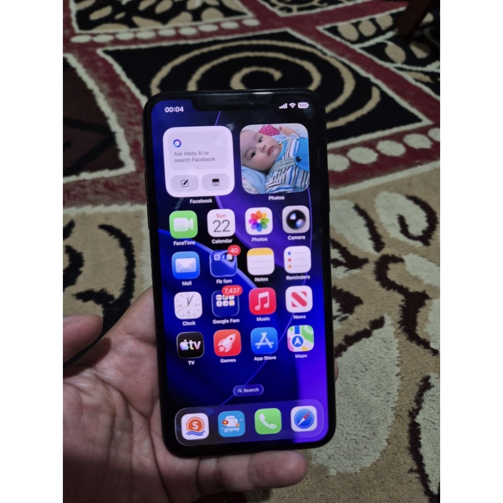 Iphone 11 Pro Max 256gb all operator sinyal permanen