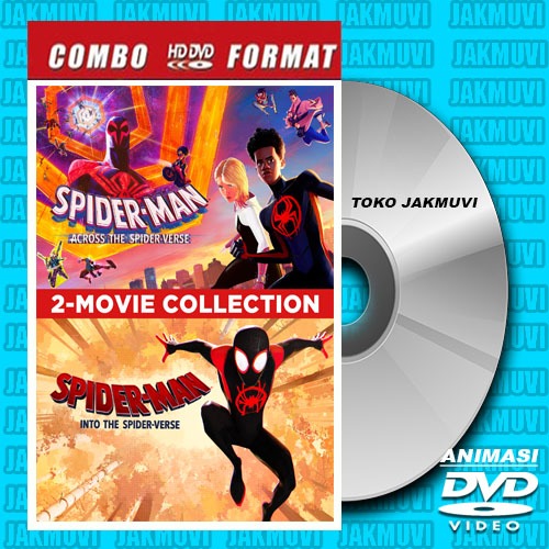 DVD 2 in 1 Spider-Man Into The Spider-Verse & Spider-Man Across The Spider-Verse