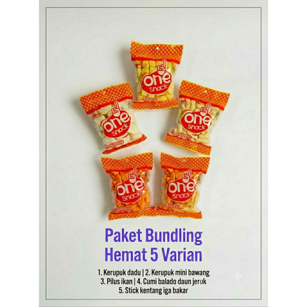 Paket bundling ONE SNACK 5000an