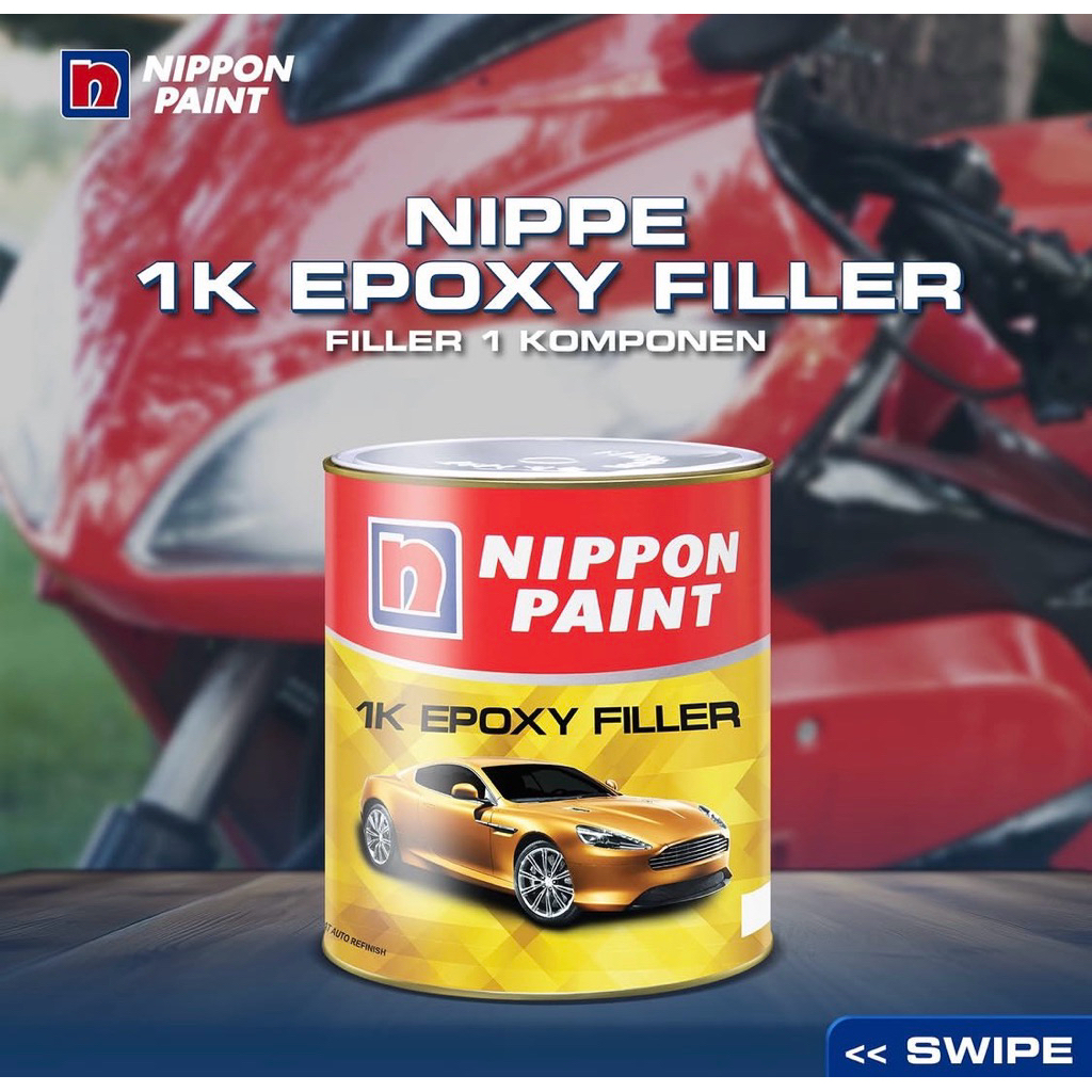CAT DASAR NIPPON PAINT NIPPE 1K EPOXY  FILLER 1 KOMPONEN