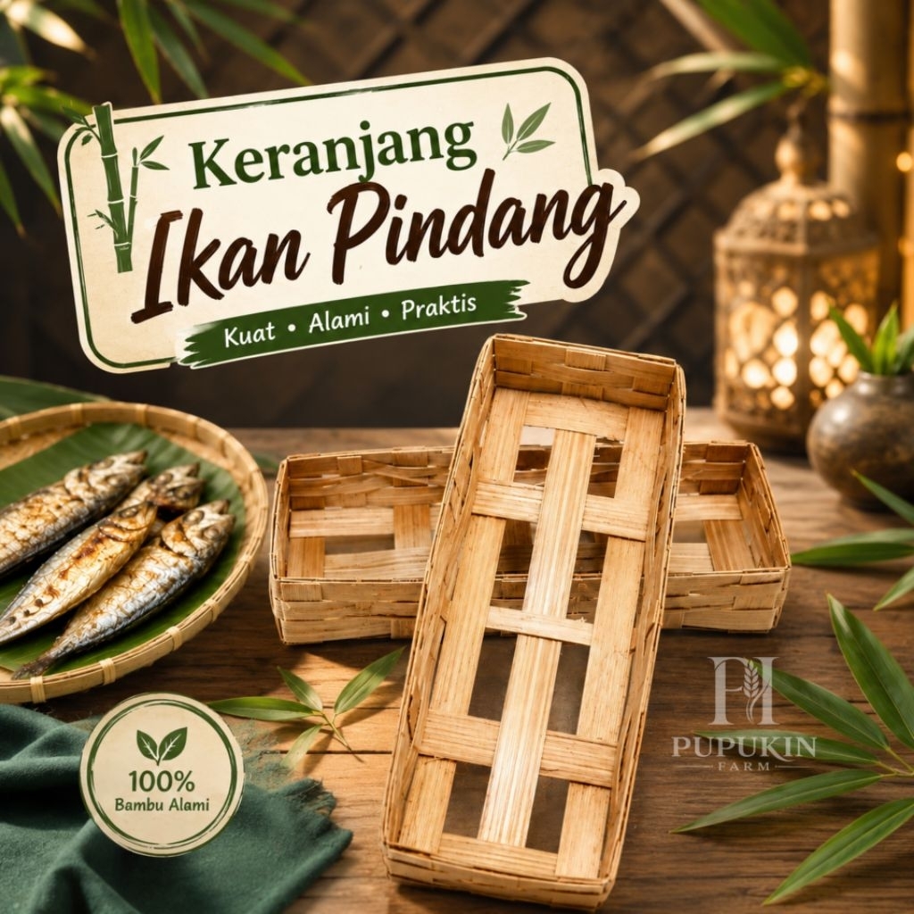 Keranjang Ikan Pindang Cue | Reyeng Keranjang Bambu