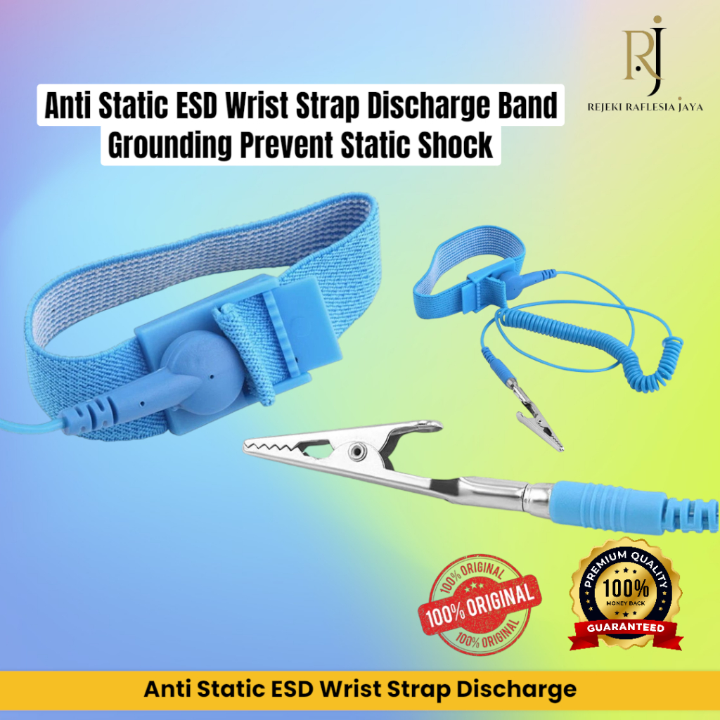 Anti Static ESD Wrist Strap Discharge Band Grounding Prevent Static Shock