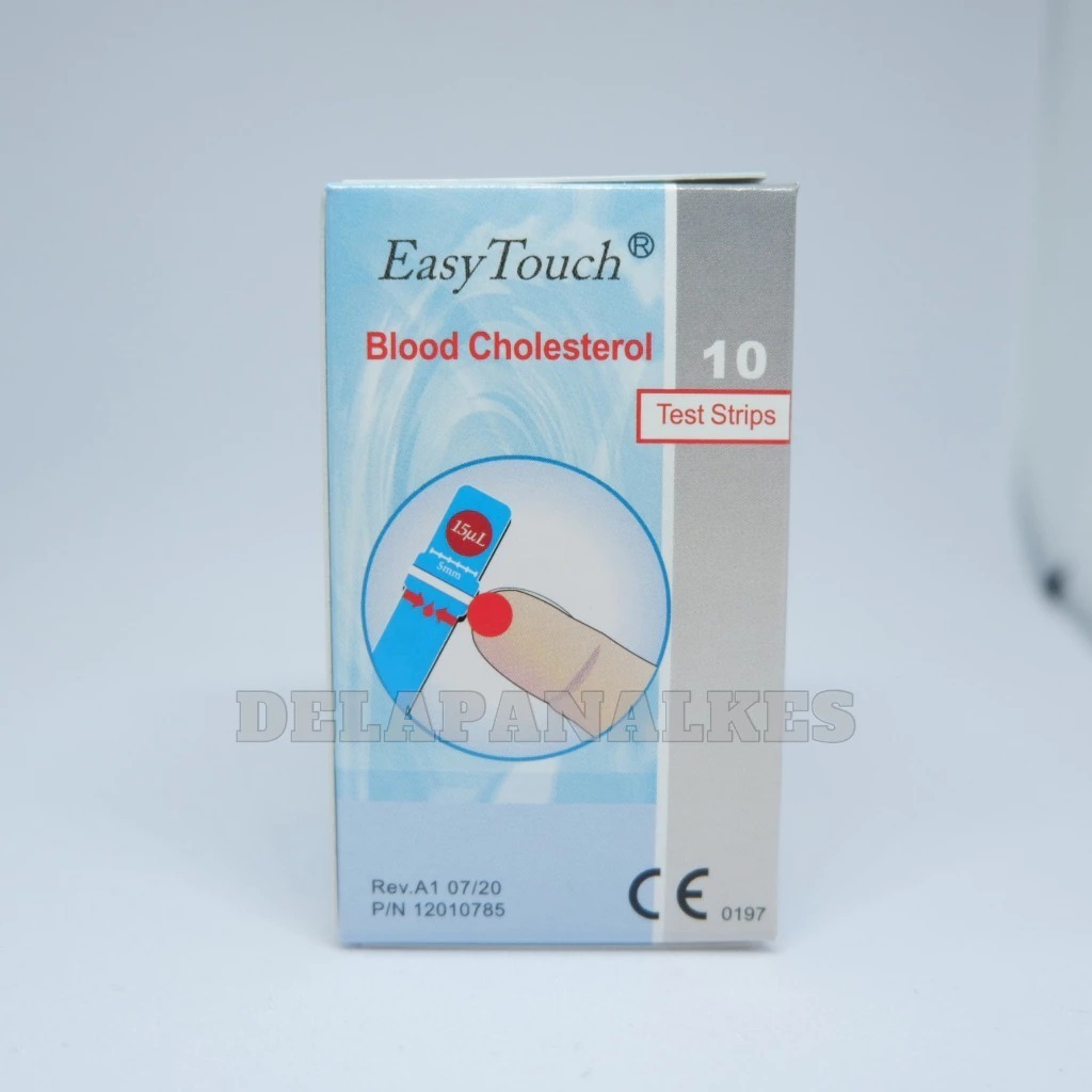 STRIP KOLESTEROL EASY TOUCH - EasyTouch Blood Cholesterol - Stik Easy touch kolesterol