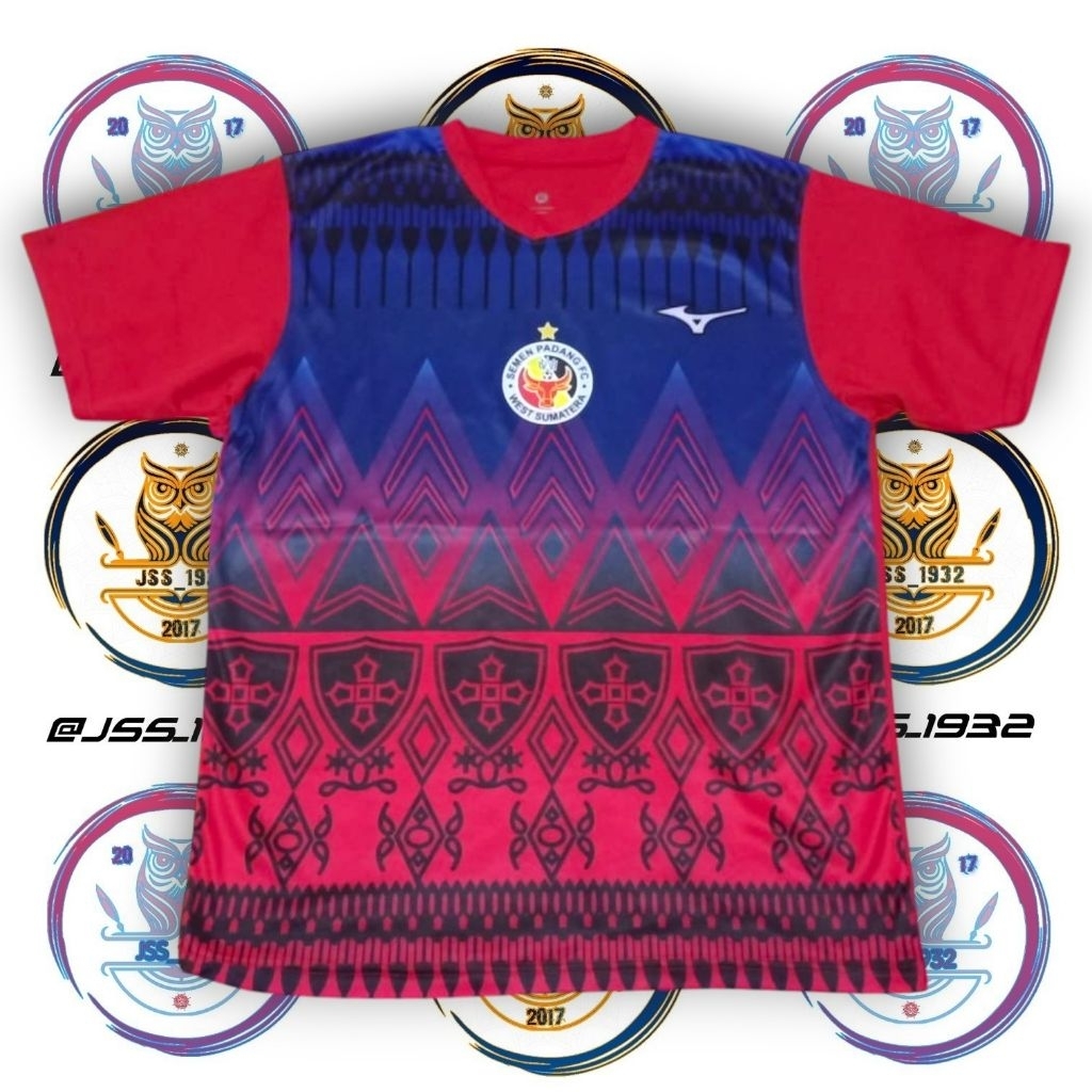 Jersey Bola SEMEN PADANG Kit Murah Retro Vintage Rare Blokecore Olahraga Sepakbola - XL