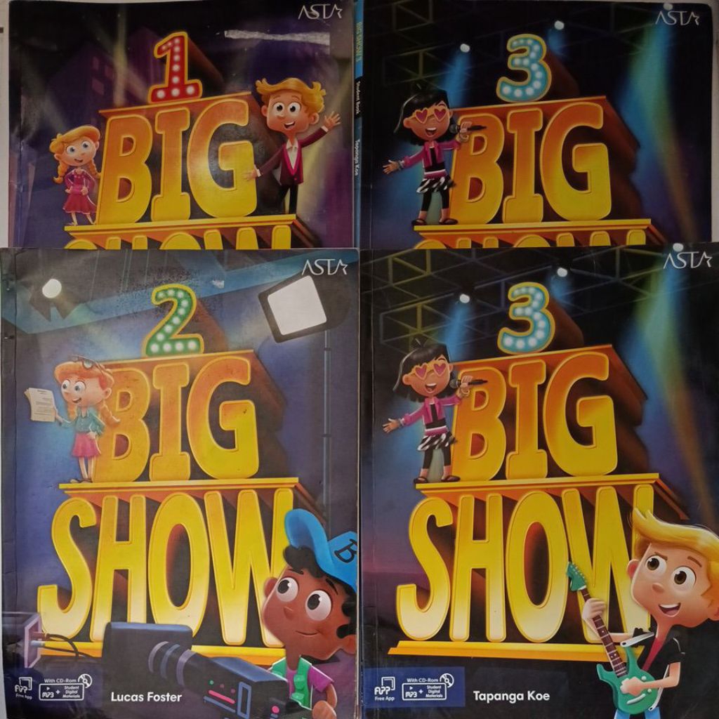 Buku Students Book BIG SHOW 1/2/3/4/5/6 original