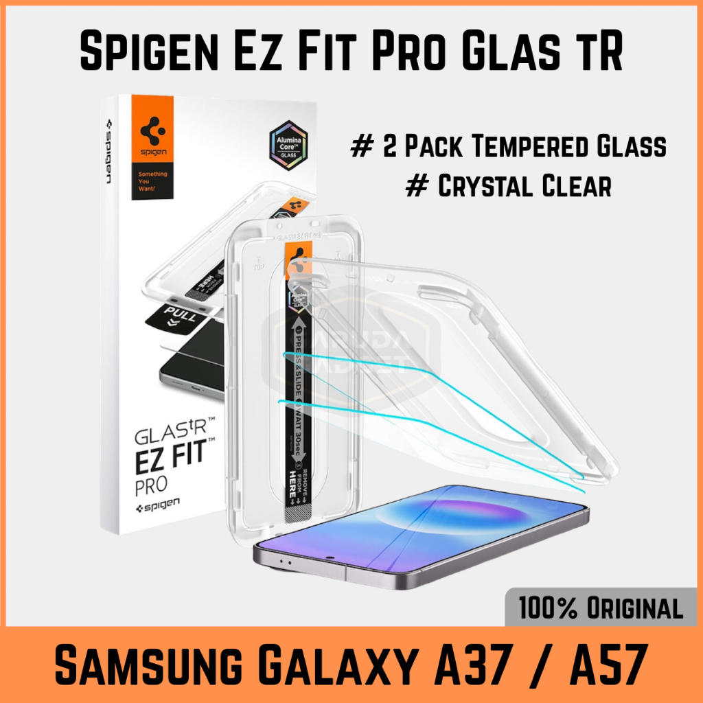 Tempered Glass Samsung Galaxy A57 / A37 5G Spigen Ez Fit Pro Glas tR Alumina Core Crystal Clear Scre