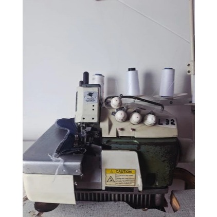 ASLI JEPANG Pegasus Mesin Jahit Obras Benang 5 L-32 / F-32 Pegasus L32/F32
