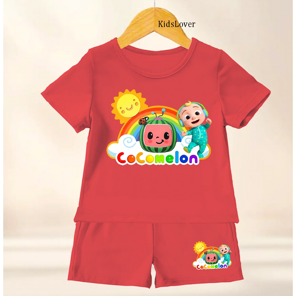 Baju setelan anak anak cocomelon