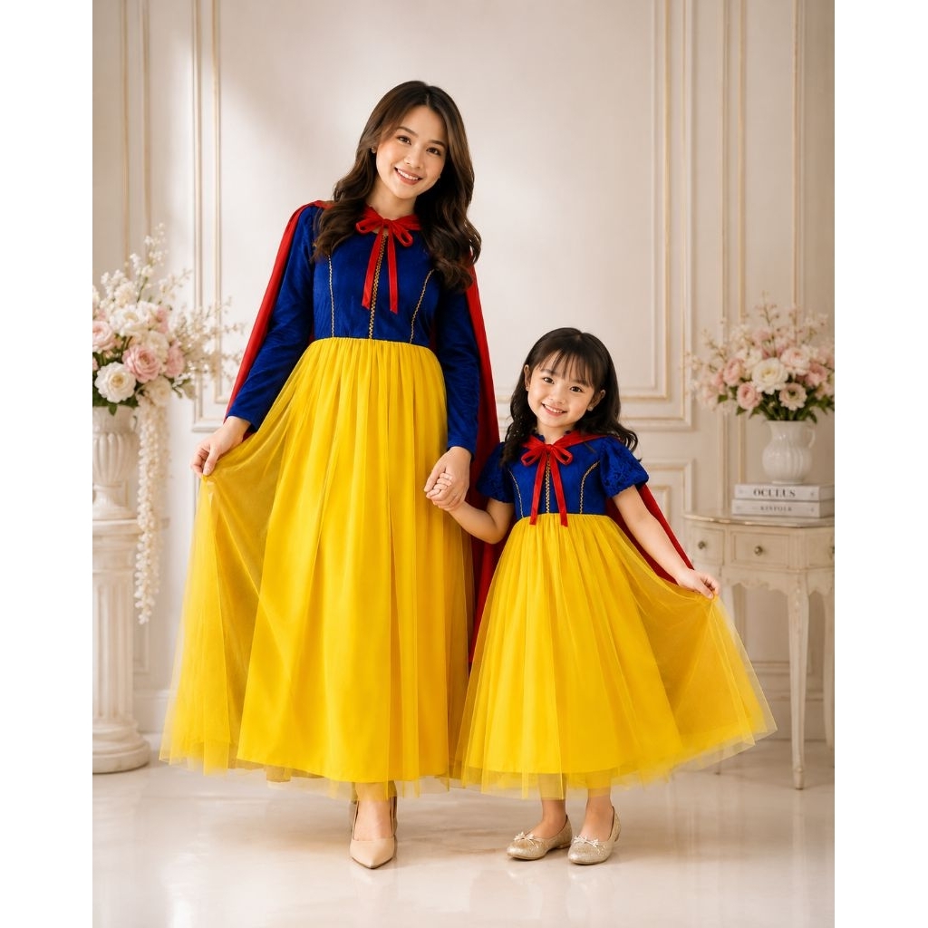 Kostum Putri Salju/Dress Snow White/Kostum Disney Snow White/Kostum Princess/Kostum Karakter Princes