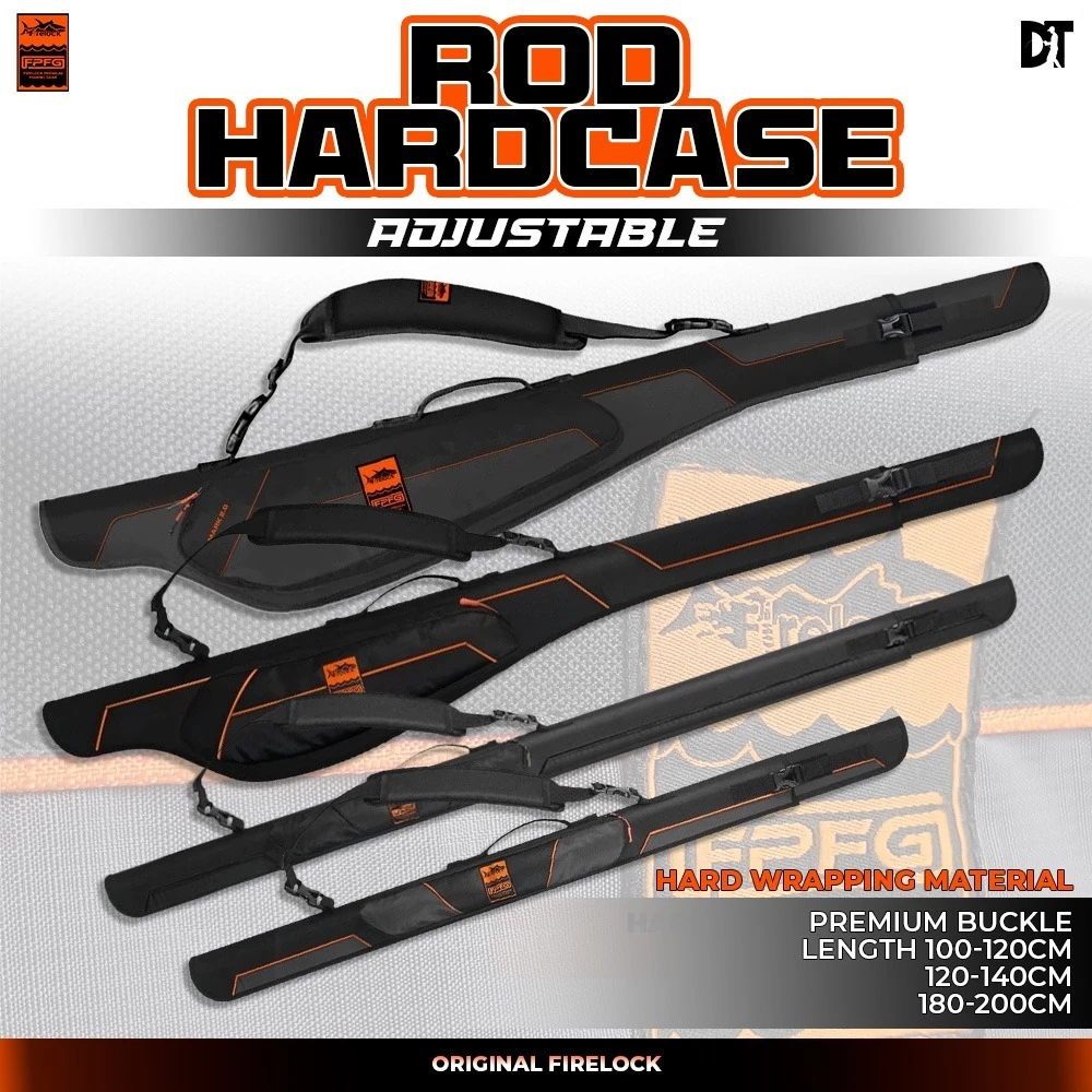 Hardcase Tas Pancing Tas Joran Firelock FPFG Tas Rod Kaku dan Kuat Hard Case 120 140 200