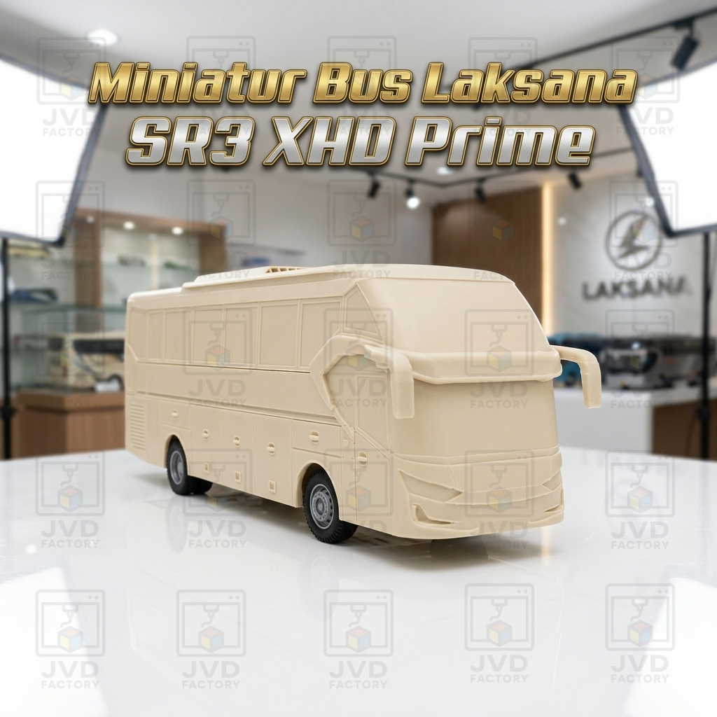 Miniatur Bus Laksana SR3 XHD Prime | Skala 64 & 50