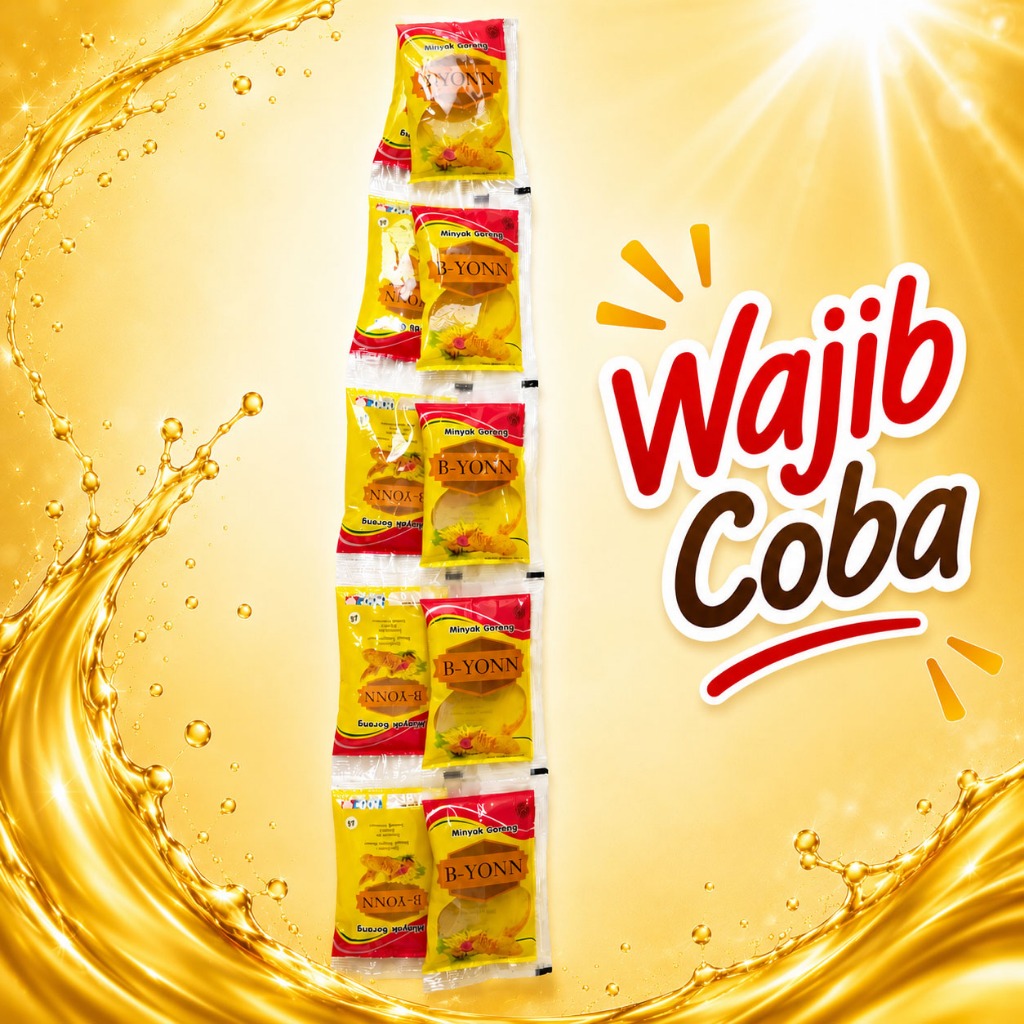 BYONN Minyak goreng Renceng 1 Renceng Isi 10 Minyak Goreng Sachet @45ml Minyak Goreng Premium