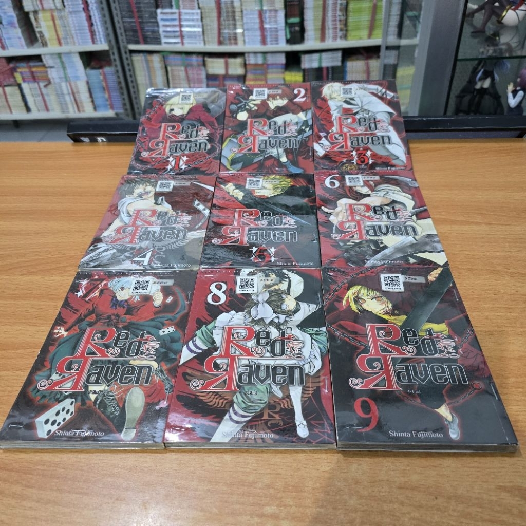 Bundle Komik Red Raven Volume 1-9 Preloved