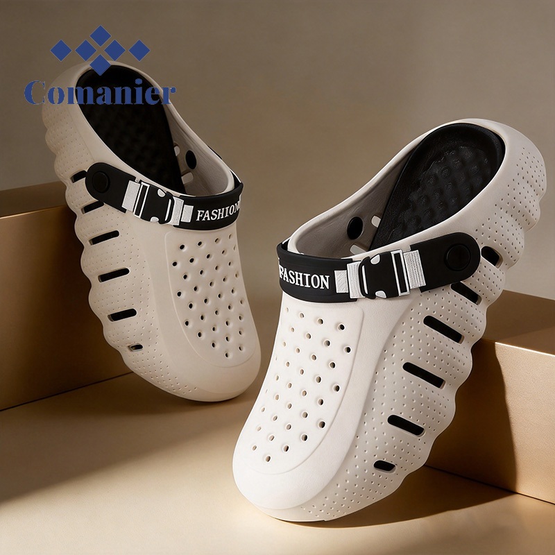 Comanier Sandal Pria Sandal Clog Pria Sendal Kodok Baim Luar Dan Dalam Rumah EVA