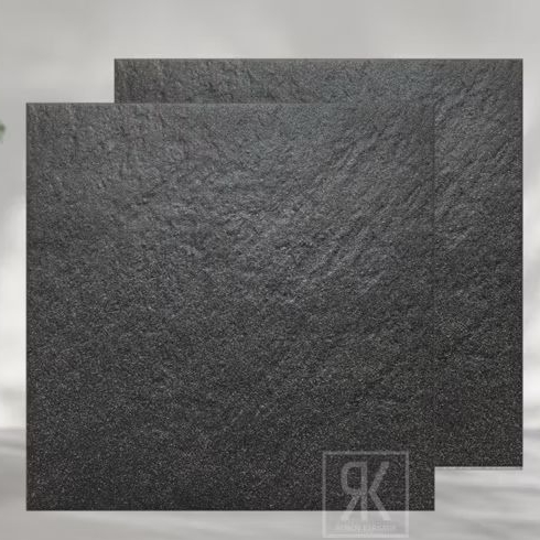 Keramik Kasar Carport Atau Garasi Hitam 40x40